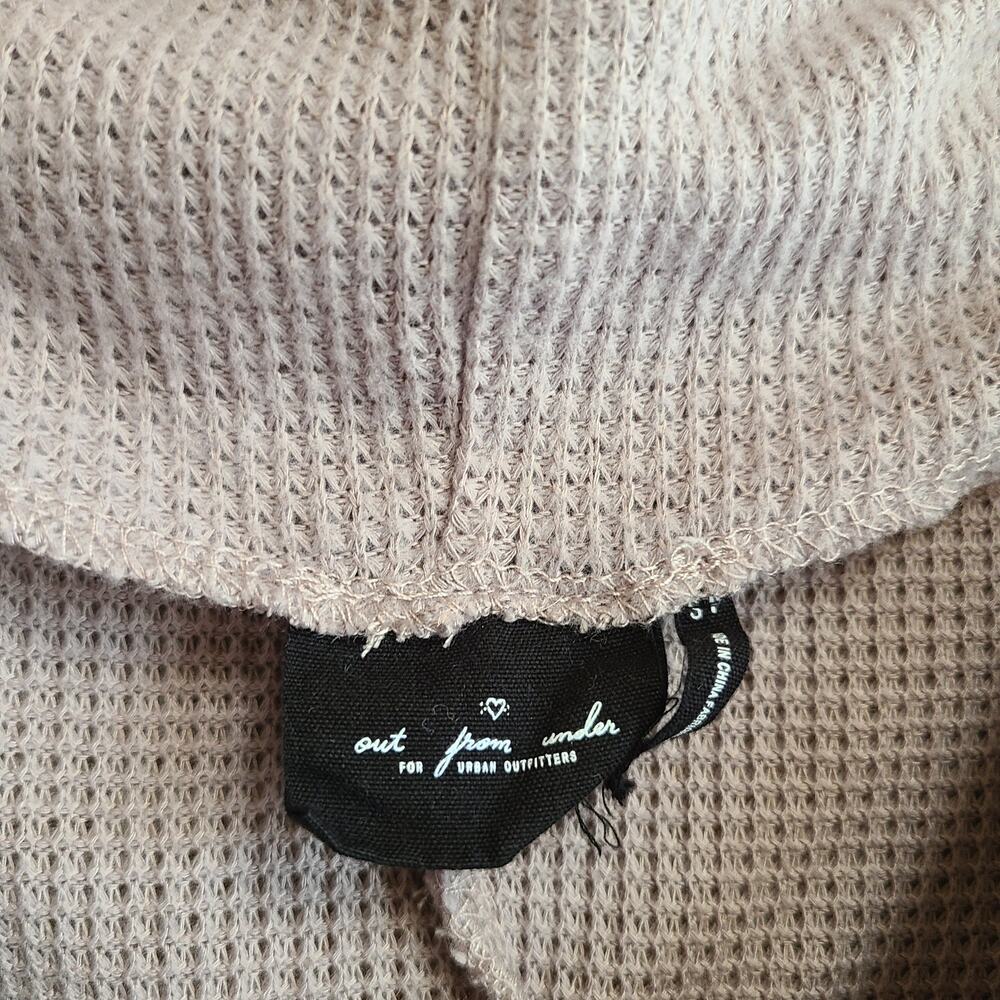 Urban Outfitters Nikki Thermal Top Sweater Out From Under Cozy Waffle S Lounge - Picture 4 of 6